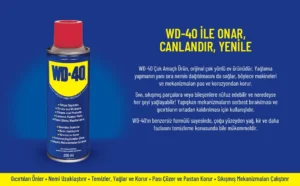 WD-40 Pas Sökücü ve Yağlayıcı Sprey özellikleri