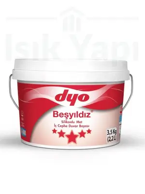 Dyo Beşyıldız Silikonlu Mat İç Cephe Boyası 3kg